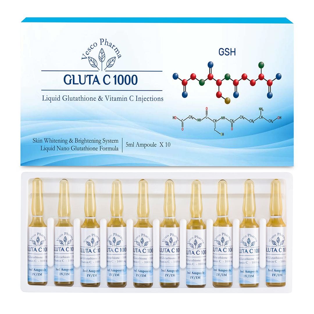 Vesco Pharma Gluta C 1000 Glutathione Skin Whitening Injection